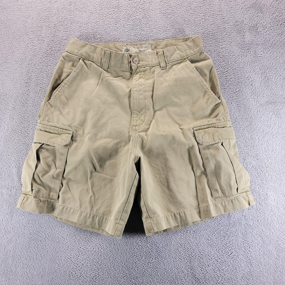 American Eagle Shorts Mens 31 Beige Cargo 8" Canvas‎ Relaxed Casual Summer Y2K